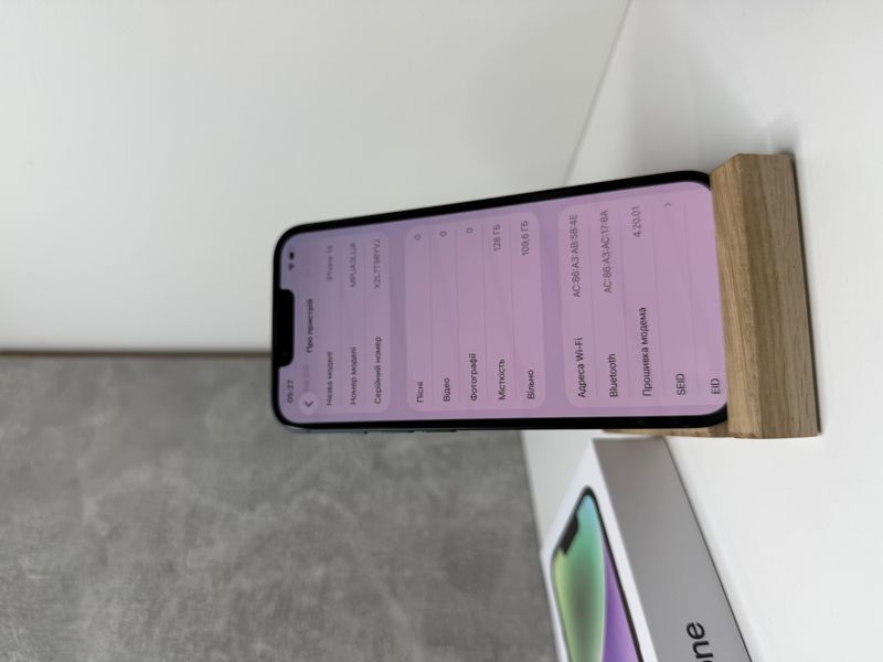 Apple iPhone 14 128GB Midnight 100% Open Box 3469 фото