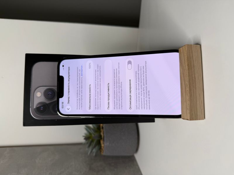 Apple iPhone 13 Pro 256GB Graphite 100% Box 8464 фото