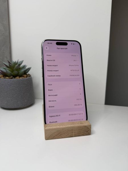 Apple iPhone 15 Pro 512 Natural Titanium 100% 4213 фото